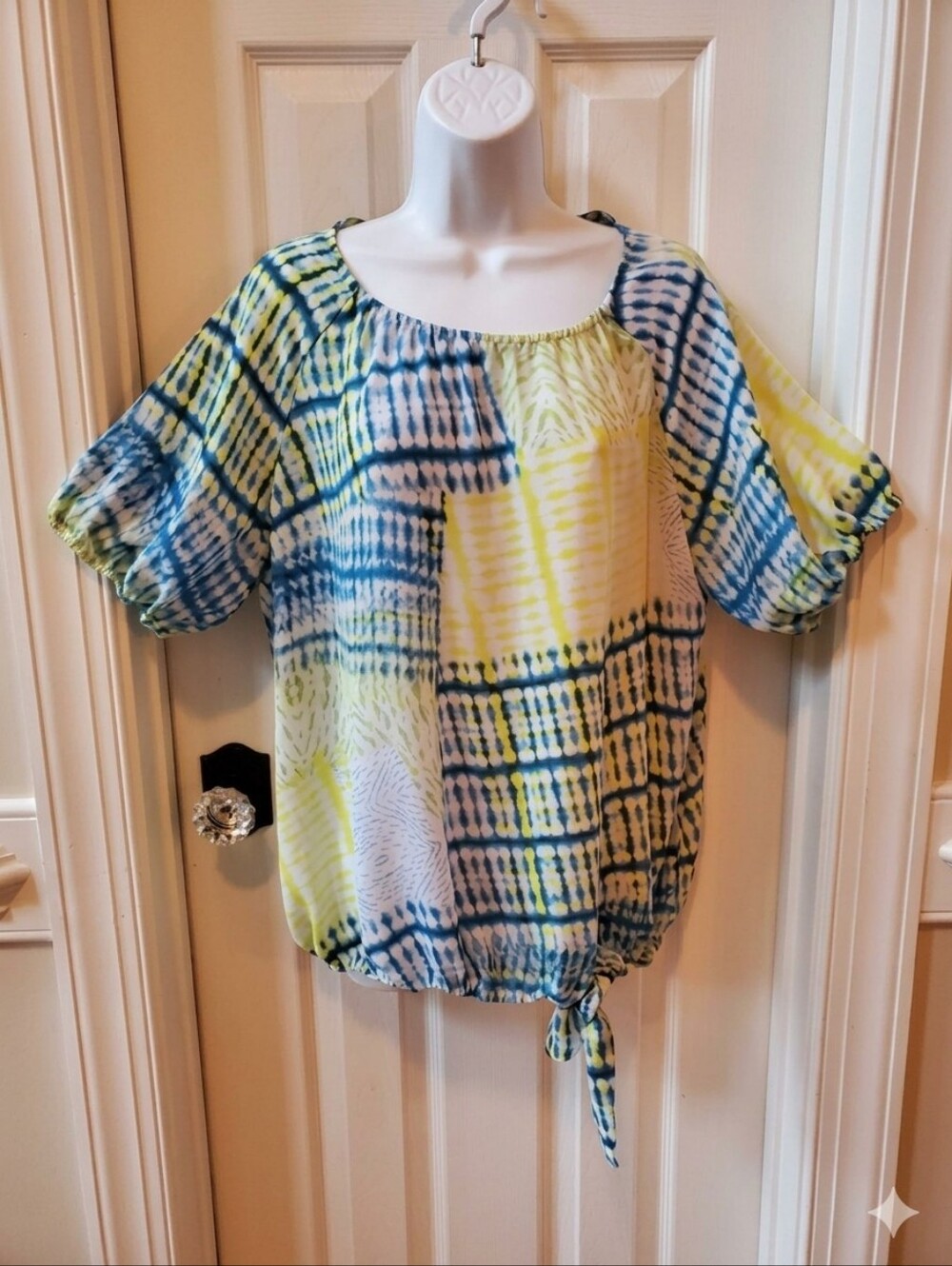 Cooper & Ella - Airy Lightweight - Tie-Dye Blouse - Sz. L